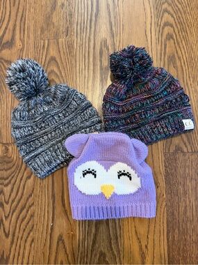 Kids Beanie Bundle, set of 3